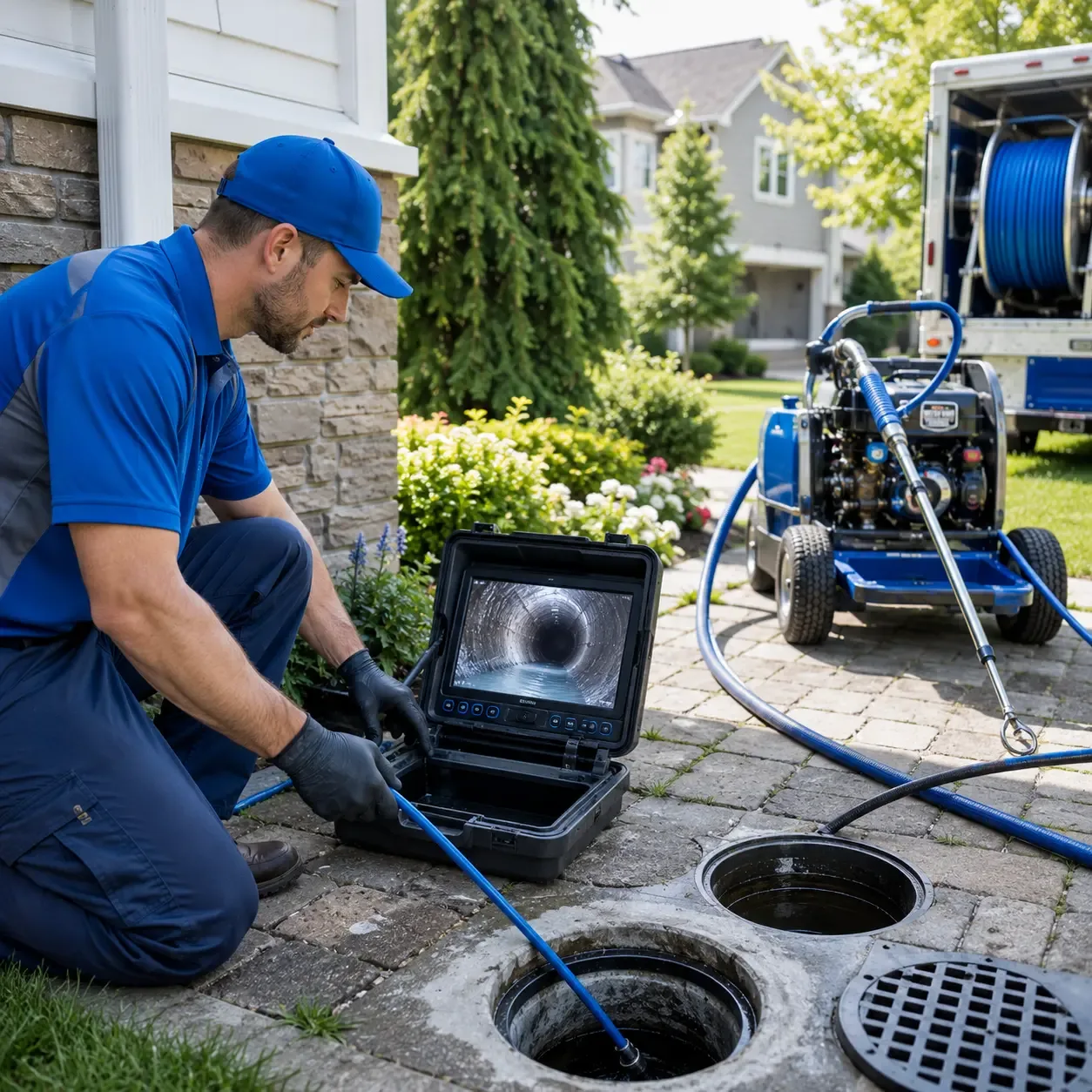 Outdoor drain cleaning professionals serving Saint Olaf, IA